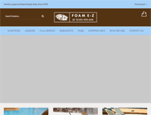 Tablet Screenshot of foamez.com